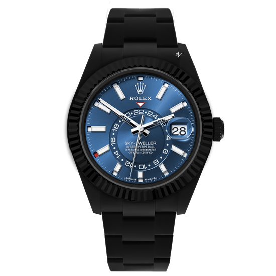 Rolex Sky-Dweller Blue - Limited Edition /35 Black Venom Dlc - Pvd