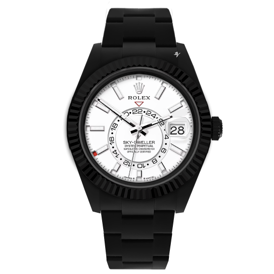 Rolex Sky-Dweller White - Limited Edition /35 Black Venom Dlc - Pvd