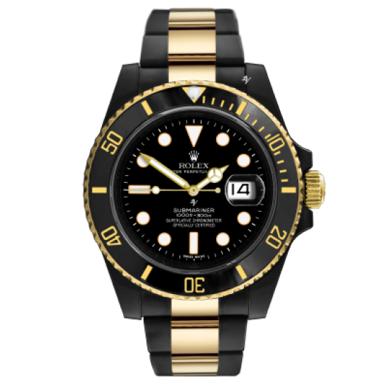 Rolex Submariner  Black & Gold - Limited Edition /35 Black Venom Dlc - Pvd