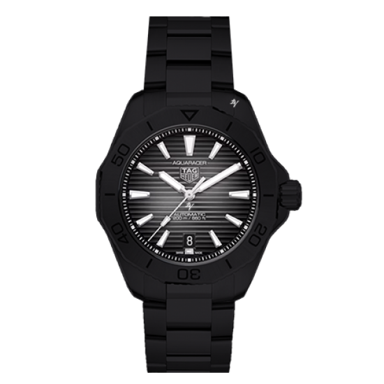 Tag heuer all black best sale