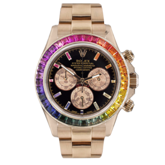 Rolex Cosmograph Daytona Highlight Rainbow  - Limited Edition /5 - Black Venom Custom 
