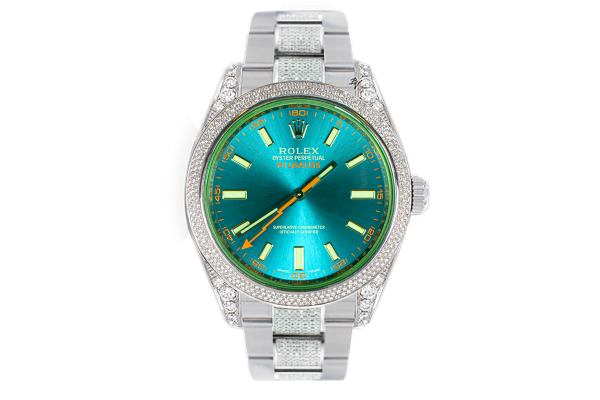 Milgauss Diamonds GV Z-Blue - Limited edition /5 - Black Venom custom