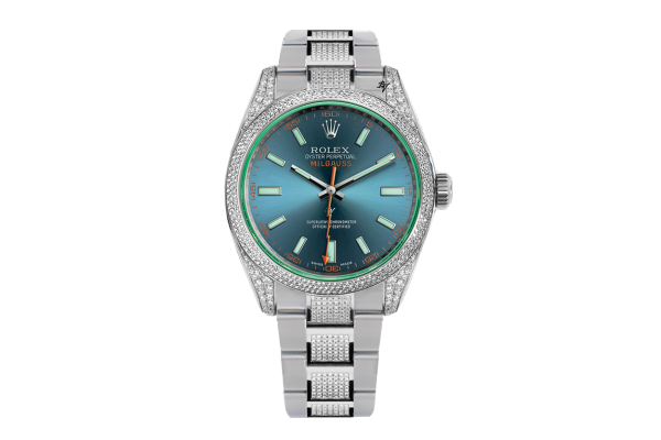 Milgauss Diamonds GV Z-Blue - Limited edition /35 - Black Venom custom