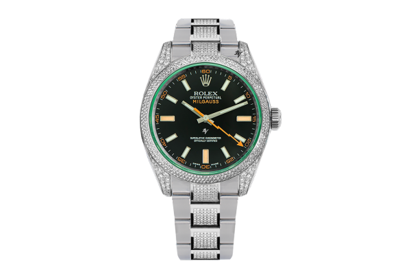 Milgauss Diamonds GV Black Dial - Limited edition /35 - Black Venom custom