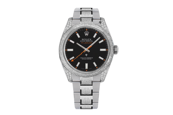 Milgauss Diamonds Black Dial - Limited edition /35 - Black Venom custom