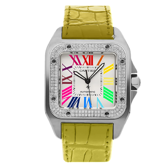 Cartier Santos 100 Anniversary RAINBOW LIMITED EDITION / 5 BLACK VENOM CUSTOM