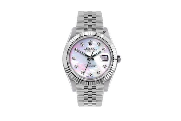 Rolex Datejust 36mm With Custom added mop diamonds dial