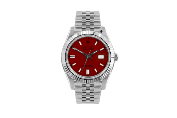 Rolex Datejust 36mm With Custom Bordeaux dial