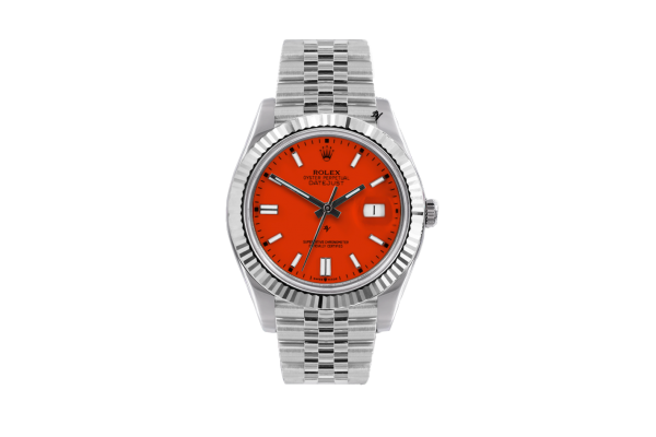 Rolex Datejust 36mm With Custom Orange dial