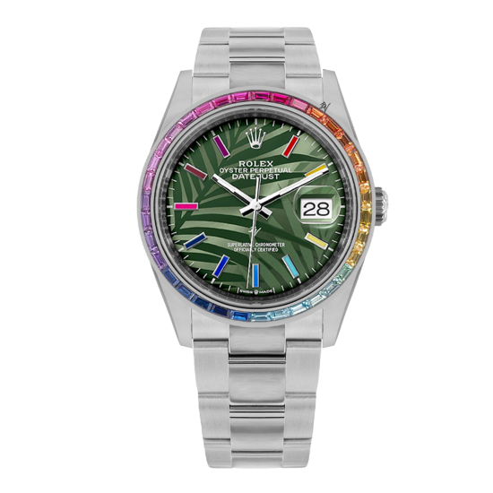 Rolex Datejust RAINBOW STEEL - LIMITED EDITION - BLACK VENOM CUSTOM