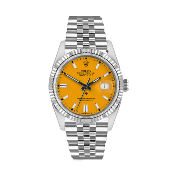 Rolex Datejust Rolex Datejust 36mm With Custom Yellow dial