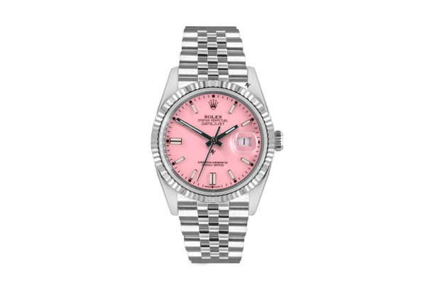 Rolex Datejust 36mm With Custom Pink dial