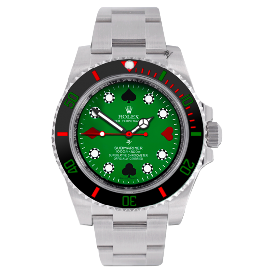 Rolex Submariner Poker Limited edition /5  - Black Venom custom