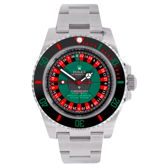 Rolex Submariner Roulette Limited edition /5 - Black Venom custom
