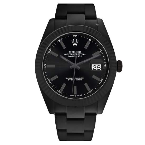 Rolex Datejust II Limited Edition /35 Black Venom Dlc - Pvd