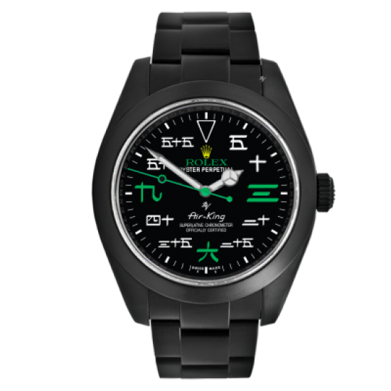 rolex datejust silver black face