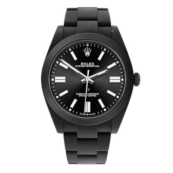 Rolex Oyster Perpetual  Limited Edition Black Venom Dlc - Pvd