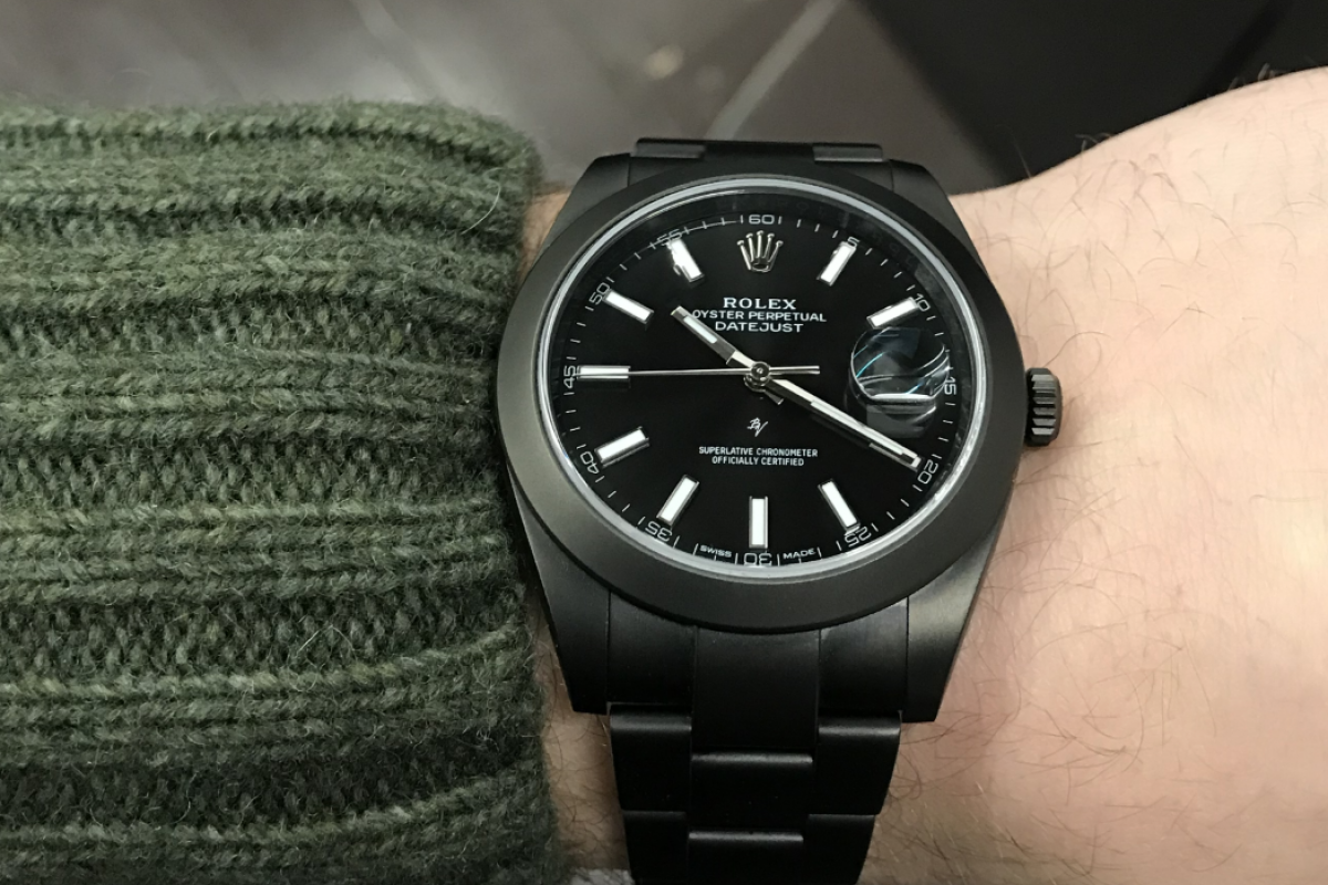 rolex 126300 black