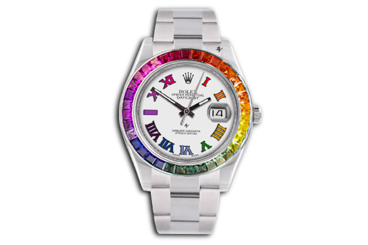 rolex colorful watch