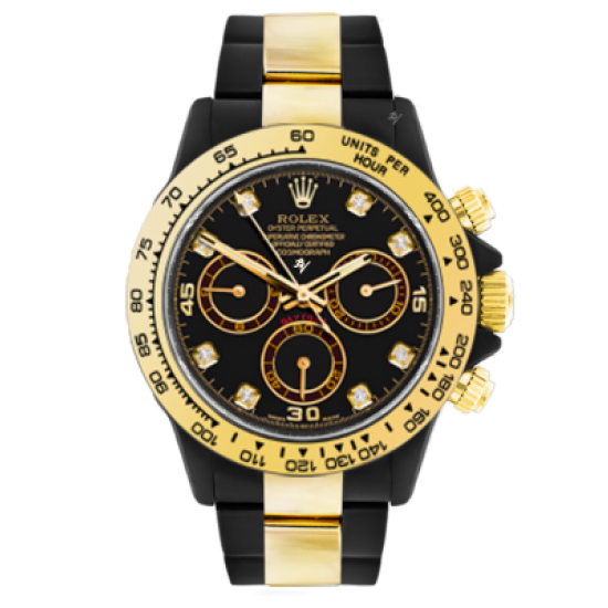 Rolex Cosmograph Daytona Black Diamond - Limited edition /35 Black Venom Dlc - Pvd