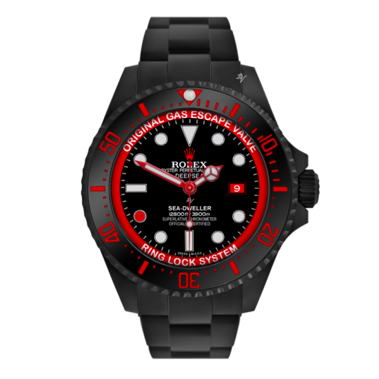 rolex deepsea red