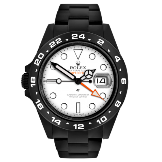 Rolex explorer hotsell ii black face