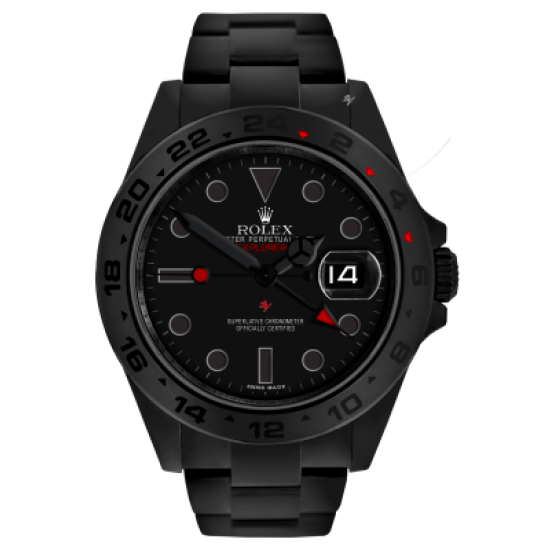 Rolex Explorer II Red Taste - Limited Edition /10 Black Venom Dlc - Pvd
