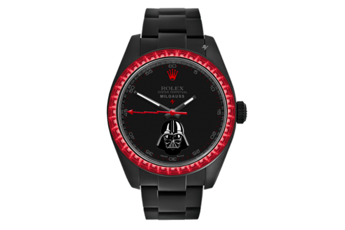 rolex milgauss darth vader