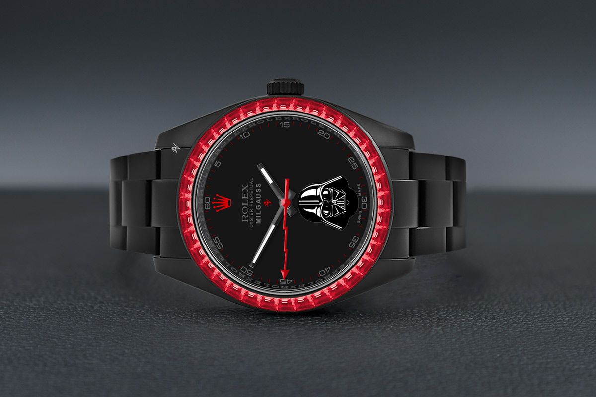 rolex milgauss darth vader