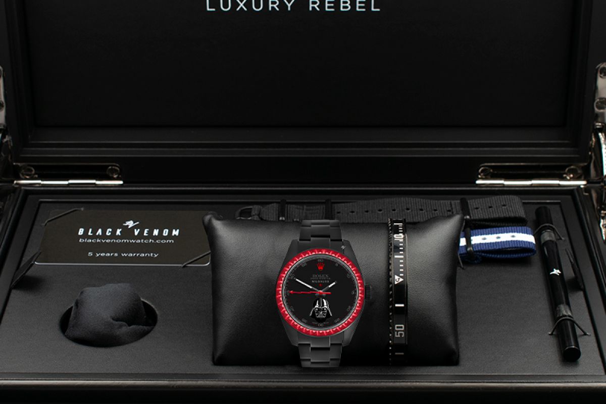 rolex milgauss darth vader