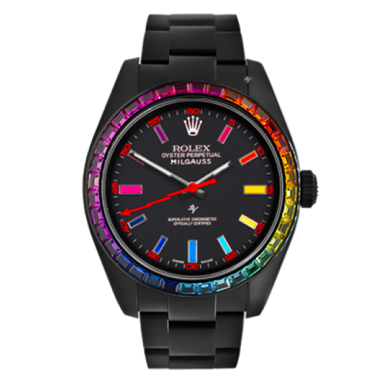 rolex milgauss black venom