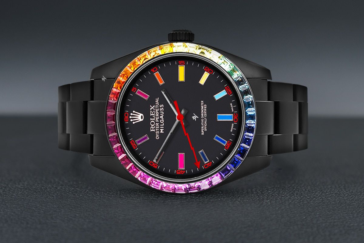 rolex black rainbow