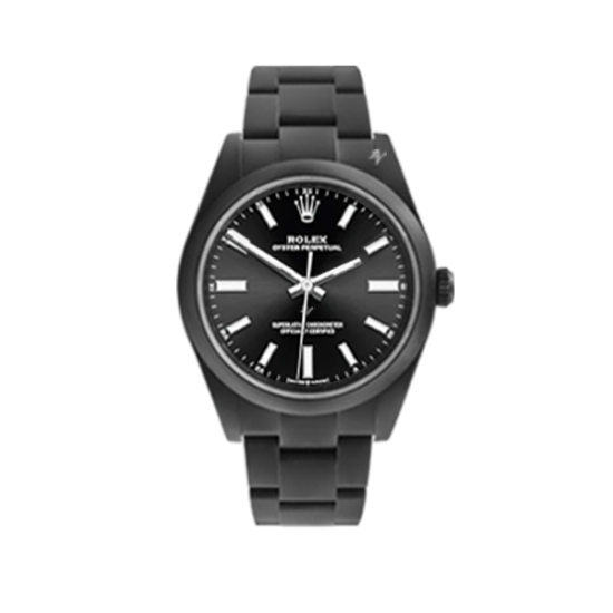 Rolex Oyster Perpetual Limited Edition /35 Black Venom Dlc - Pvd