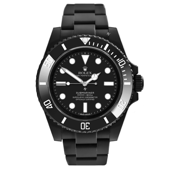 Rolex Submariner  Limited Edition /35  Black Venom Dlc - Pvd