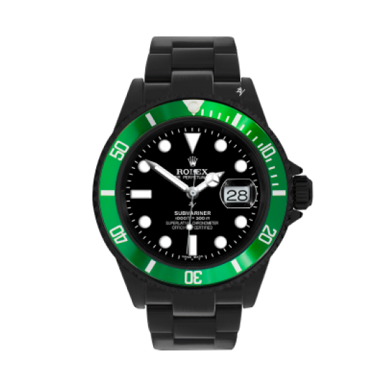 rolex submariner green and black