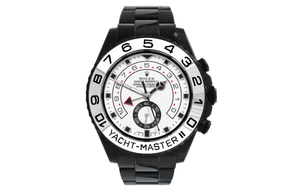 rolex yacht master 2 black face